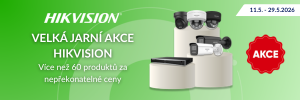 Jarní promo akce Hikvision: Vybrané produkty nyní za zvýhodněné ceny