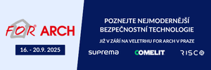 ALARM ABSOLON se představí na veletrhu FOR ARCH 2025
