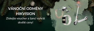 Vánoční odměny s Hikvision – získejte voucher a skvělé ceny!