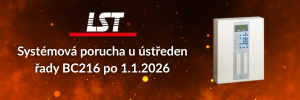 Systémová porucha u ústředen řady BC216 po 1.1.2026