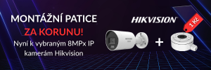 Patice ke kameře za korunu. Spouštíme speciální akci Hikvision