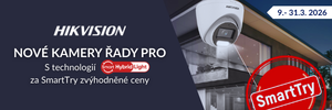 Vyzkoušejte nové kamery řady Hikvision PRO za skvělé ceny v rámci SmartTry akce