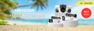 Velká letní akce na produkty Hikvision