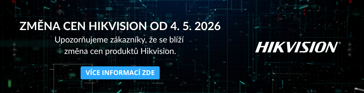 Změna cen Hikvision duben 2026