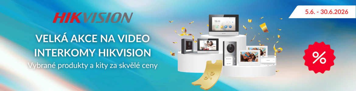 Interkomy akce Hikvision