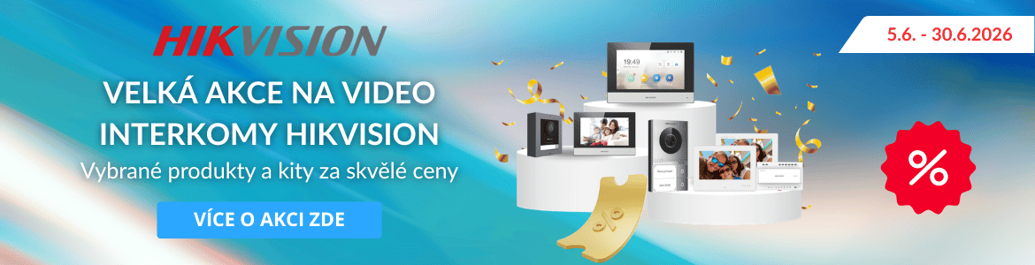 Akce interkomy Hikvision
