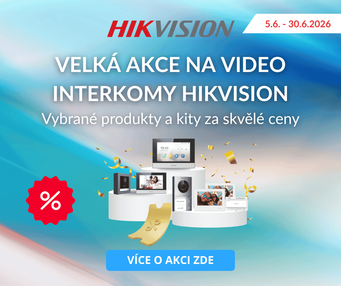 Interkomy Hikvision akce