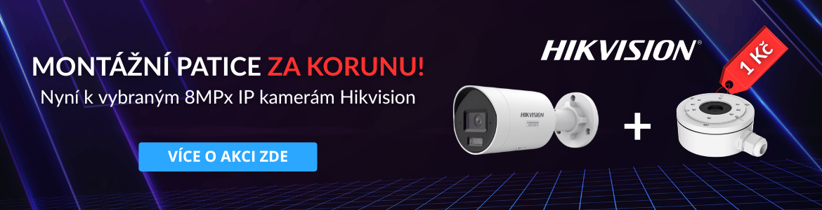 Montážní patice za korunu Hikvision