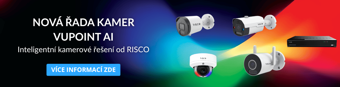 VUPoint AI - nová řada kamer RISCO