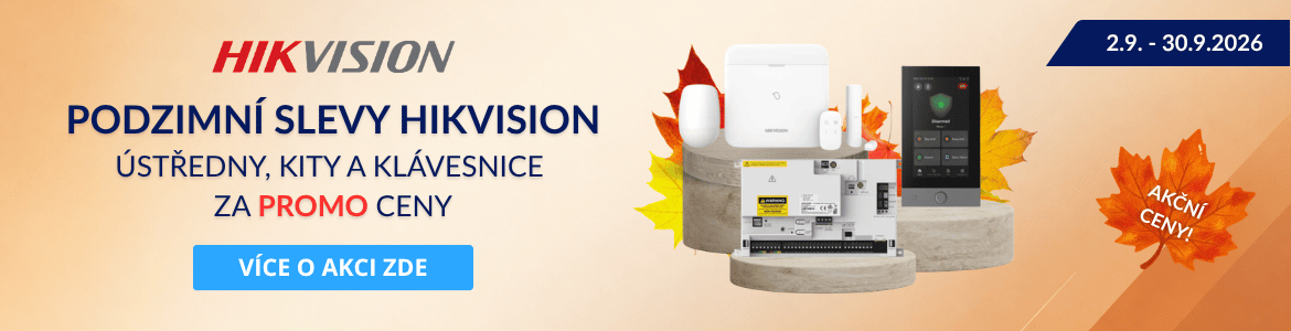 Podzimní slevy Hikvision