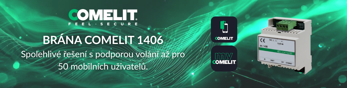 Banner Comelit 1406