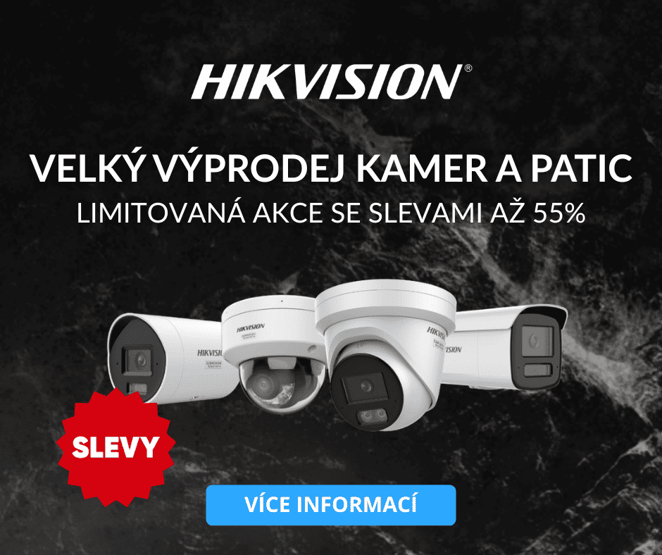 Velký výprodej Hikvision