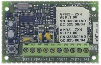 ZX4 4 zon.(8ATZ) expander