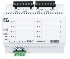 ZX8D Expander 8 zón pro EVO