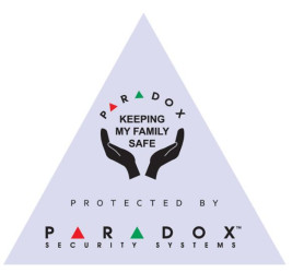 Paradox Protected nálepka Bílá