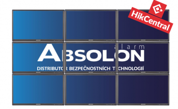 Video Wall Hikvision (9x 46" LED) max. 128 kamer live + HikCentral SW