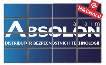 Video Wall Hikvision (16x 46" LED) max. 128 kamer live + HikCentral SW