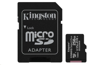 Kingston 256GB microSDXC Canvas Select Plus A1 CL10 100MB/s + adapter