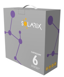 Instalační kabel Solarix CAT6 UTP LSOH D<sub>ca</sub>-s2,d2,a1 100m/box SXKD-6-U
