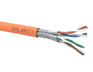 Instalační kabel Solarix CAT7 SSTP LSOH C<sub>ca</sub>-s1,d1,a1 1000 MHz 500m/cí
