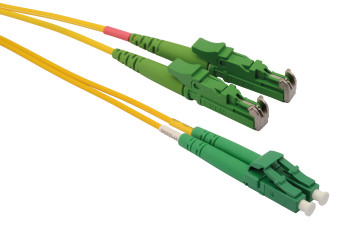 Patch kabel 9/125 E2000apc/LCapc SM OS 1m duplex SXPC-E2000/LC-APC-OS-1M-D
