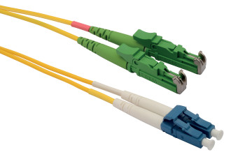 Patch kabel 9/125 E2000apc/LCupc SM OS 2m duplex SXPC-E2000/LC-APC/UPC-OS-2M-D