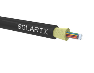 DROP1000 kabel Solarix 24vl 9/125 4,0mm LSOH E<sub>ca</sub> černý SXKO-DROP-24-O