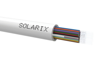 Riser kabel Solarix 24vl 9/125 LSOH E<sub>ca</sub> bílý SXKO-RISER-24-OS-LSOH-WH
