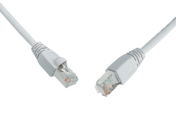 Patch kabel CAT6 SFTP PVC 1m šedý snag-proof C6-315GY-1MB