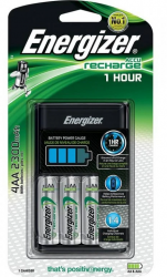 1 hodinová nabíječka baterií + 4AA Extreme dobíjecí baterie 2300 mAh