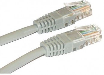 Patch kabel UTP Cat 6 0,25m - Šedý