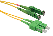 Patch kabel 9/125 E2000apc/SCapc SM OS 5m duplex SXPC-E2000/SC-APC-OS-5M-D