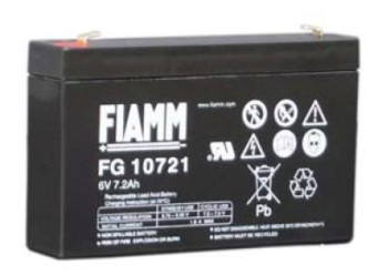 Fiamm FG10721 (6V/7,2Ah-Faston 187)