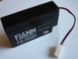 Fiamm FG20086 (12V/0,8Ah - Konektor)