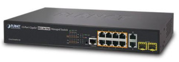 Switch PLANET GS-4210-8P2T2S